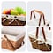 Wickerwise Double Handle Woodchip Basket with White Liner QI004651W.M - alternate 5